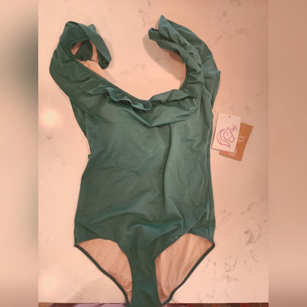 Kortni Jeane Ruffle top one peice